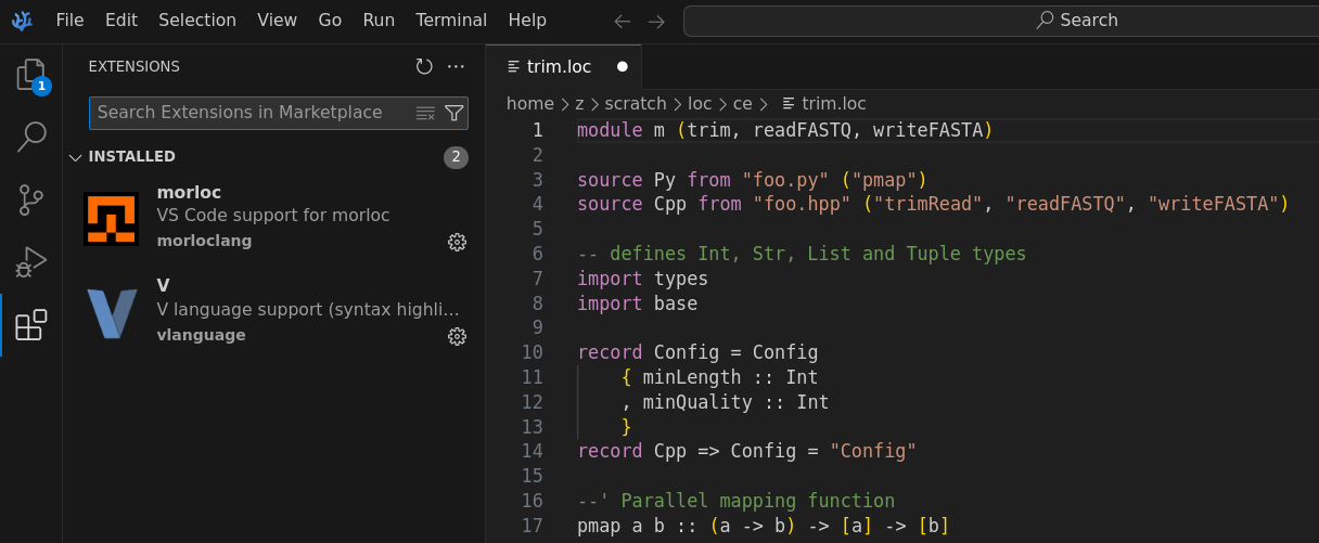 vscode highlights